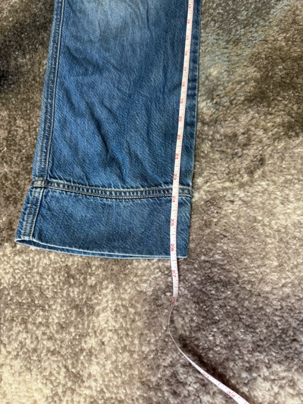 Articles Of Society Light Blue Denim Cargo Joggers - size 26 - Picture 6 of 6
